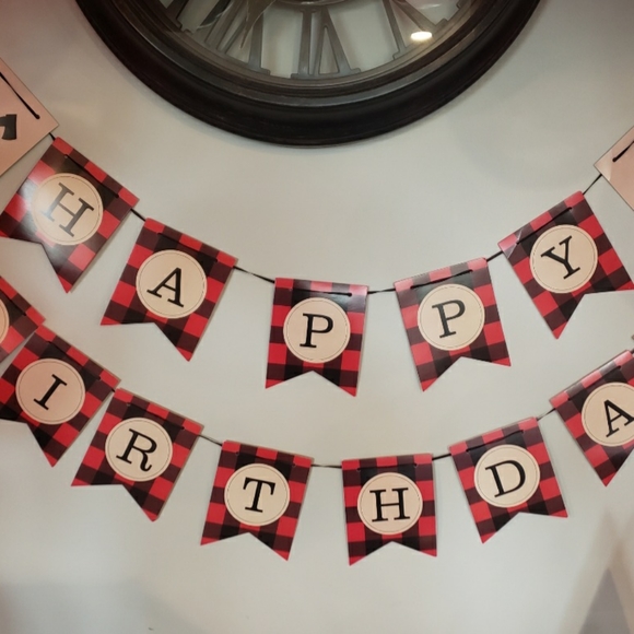 Buffalo Plaid/Wild One Birthday Decor - Picture 5 of 9